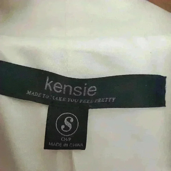 Kensie  white and black jacket size small - Picture 7 of 9